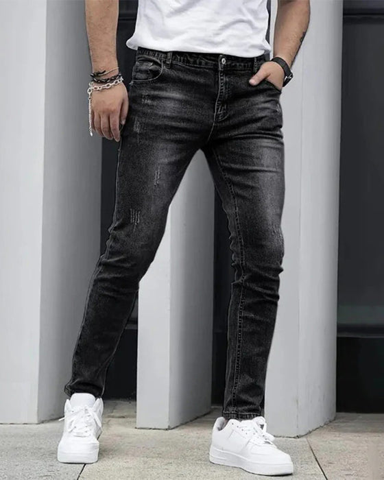 Jeans Herre Casual Solid