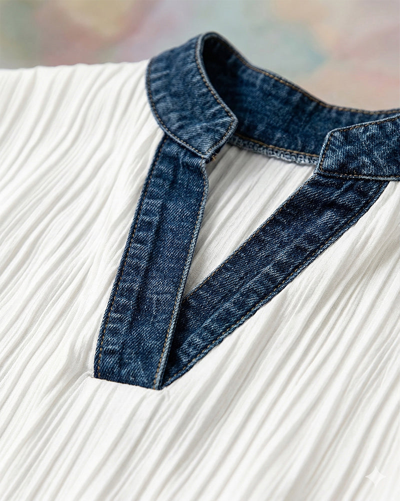 T-shirt Ribbet Jeans Sammensatt