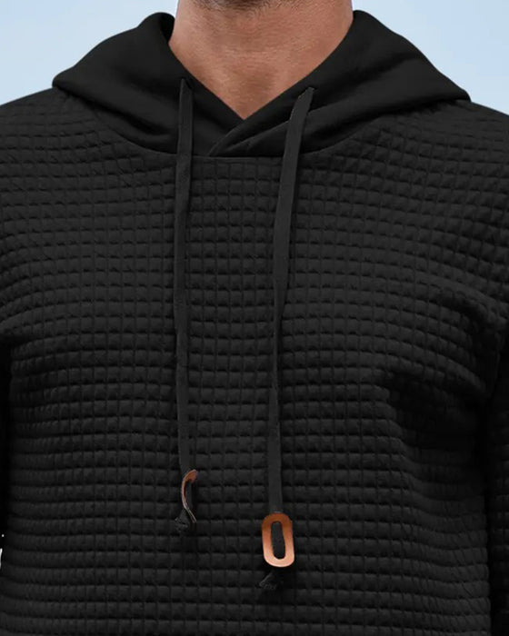 Hoodie Menn Hetter Solid