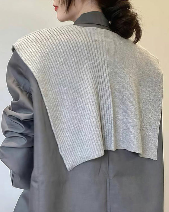 Sjal Skjerf Casual Allsidig Ensfarget For Kvinner