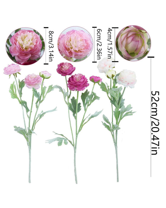 Kunstig Peonblomst - UV-bestandig, Vanntett, Vindtett