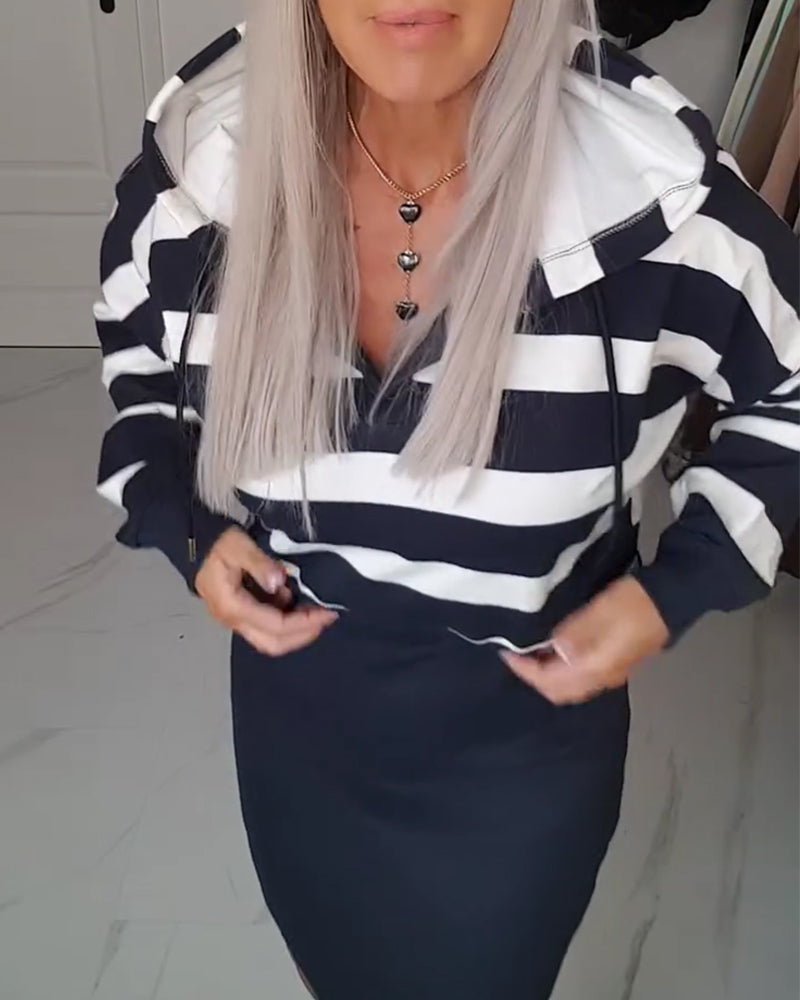 Sett Stripet Hette Avslappende