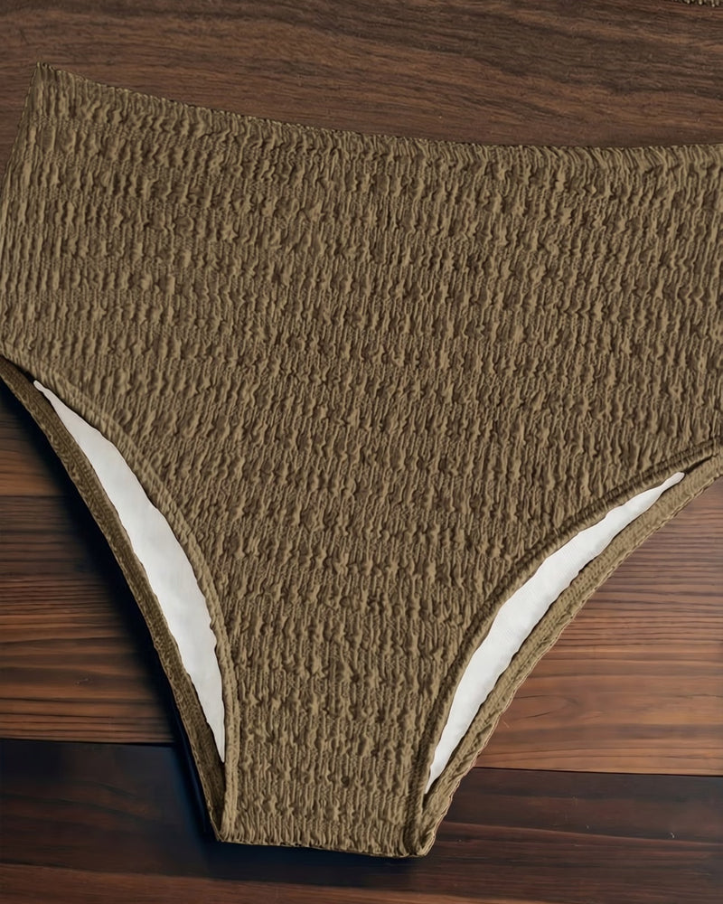 Bikini V-hals Høy Midje