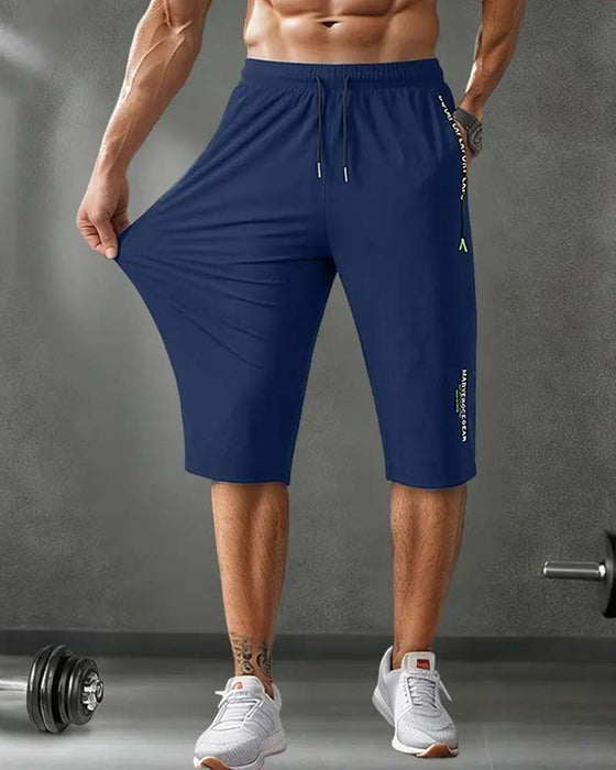 Bukser Elastisk Midje Capri Rasktørkende Sport