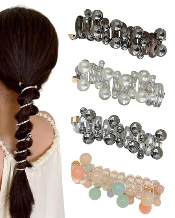 Ingen Skade Myk Elastisk Spiral Hårbånd