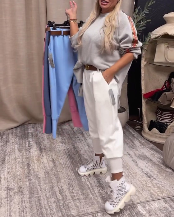 Bukser Ensfarget Enkle