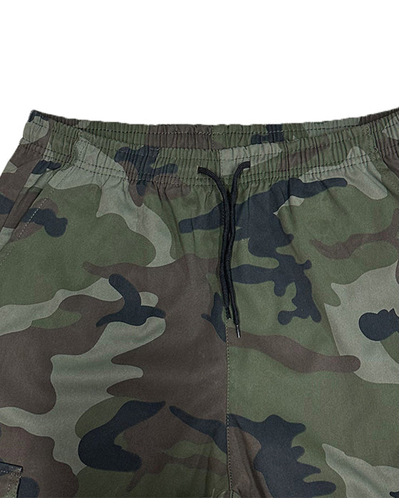Herre Kamuflasje Cargo Shorts Multi-Lomme Justerbar Midje Pustende Stoff
