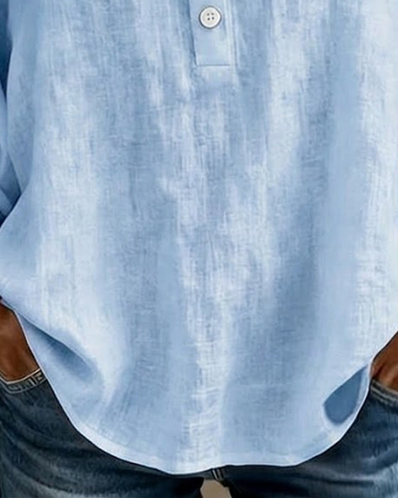 Bluse Med Firkantet Hals Blonder Pufferm