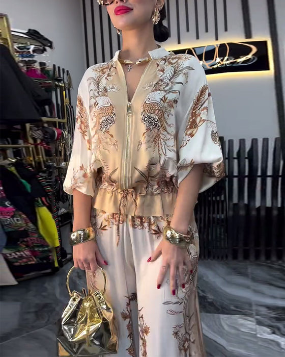 Vid Bukse Dress Temperament Ståkrage Glidelås