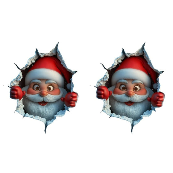 Julenisse Veggklistremerke Sett