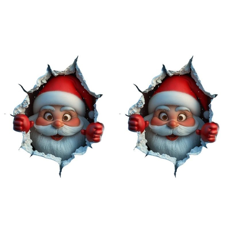 Julenisse Veggklistremerke Sett