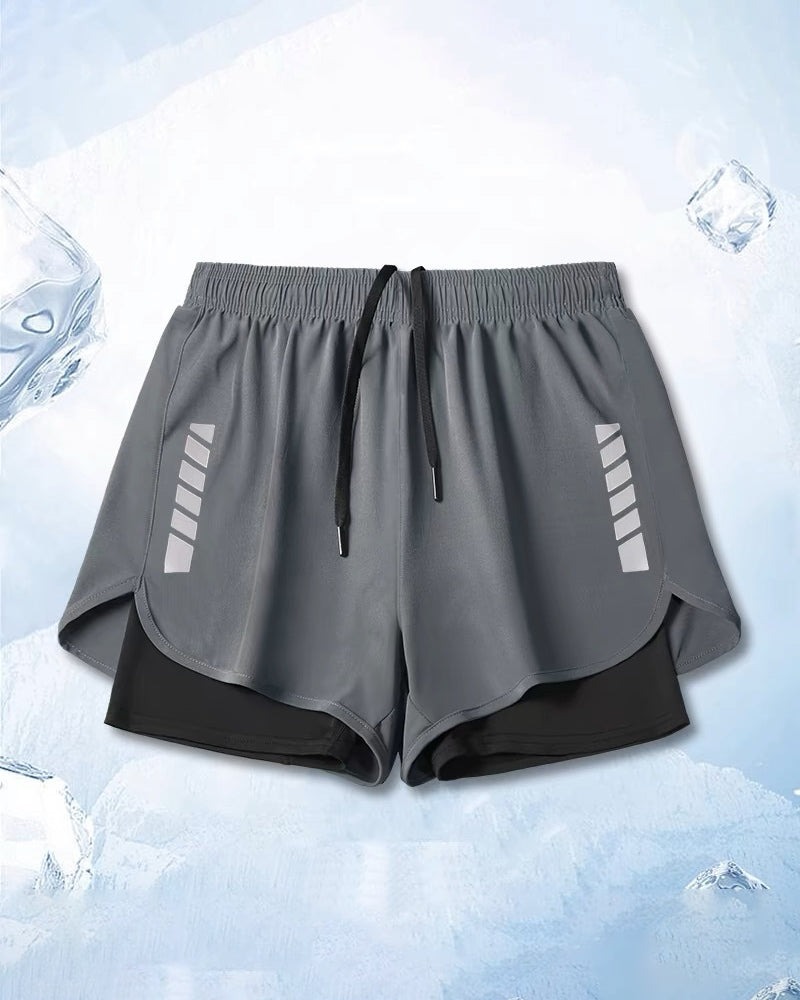 Herrer Shorts Bokserstil Dobbel Lag Beskjedenhet