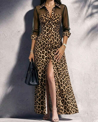 Kjole Slag Leopard Tøff