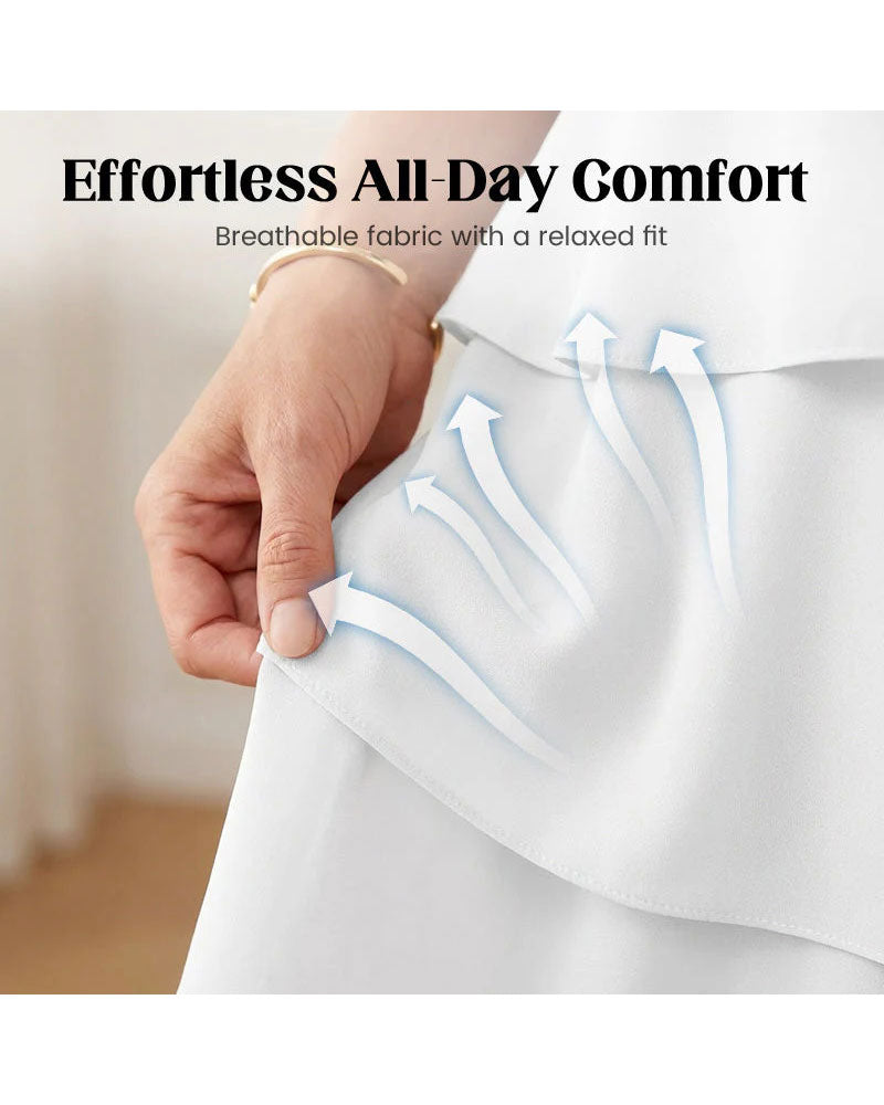 Kjole Løs Rund Hals Kake