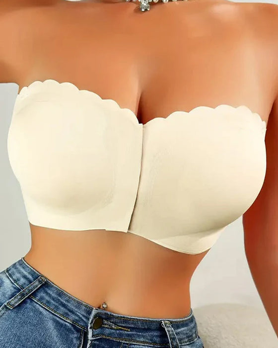Bh Seamless Forlukking Bandeau Uten Stropper