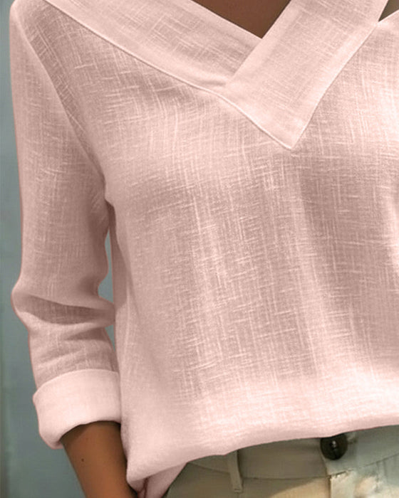 Topp Stilfull V-Hals Skulderfri