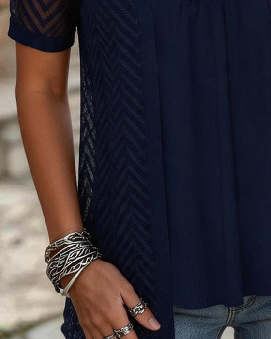 Bluse Sildbein Falsk Todelt