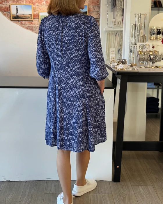 Kjole Småblomstret A-Linje