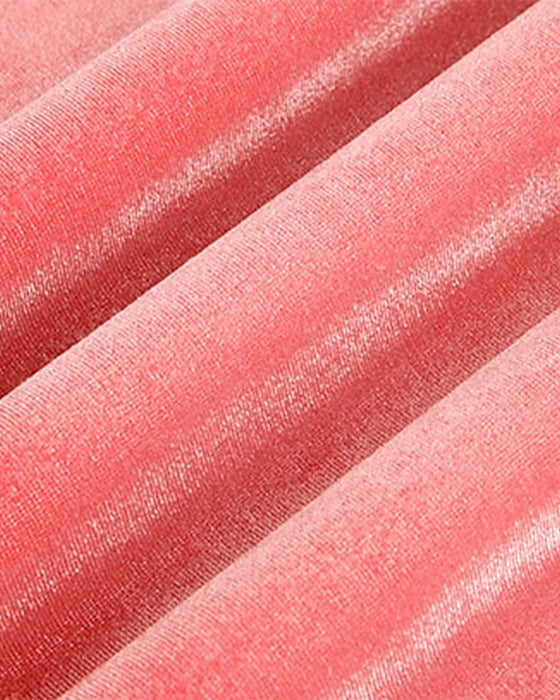 Herre Top Med Komfortabel Passform, Sammetstoff Och Lange Armer