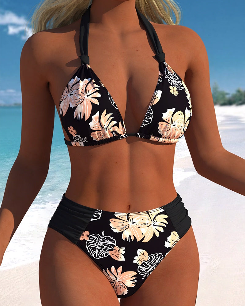 Bikini Sexy Dyp V Todelt