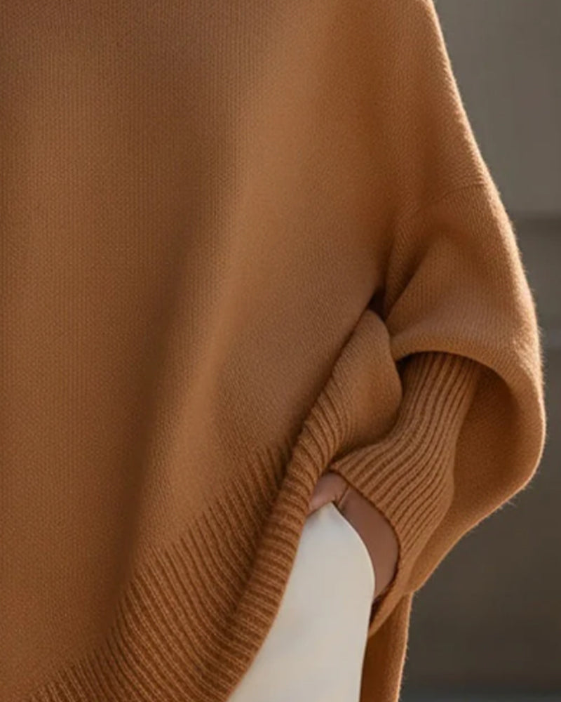 Genser Rund Hals Løstsittende Midjes