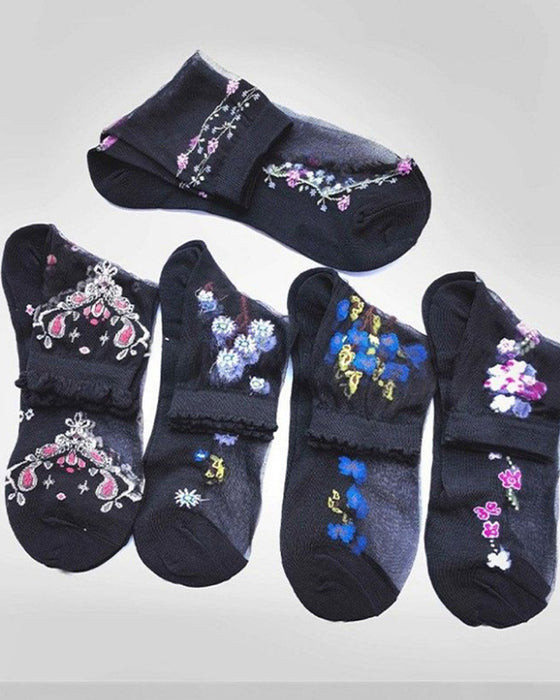 GlassSilke Kristallsokker