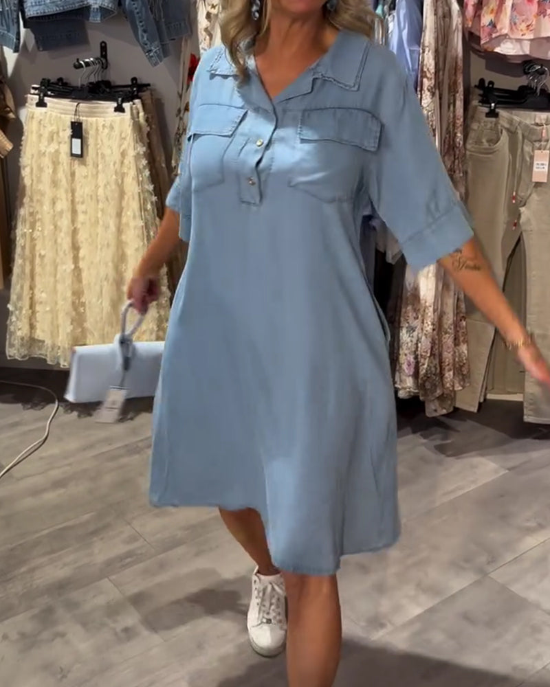 Kjole Jakkeslag Knapp A-kant