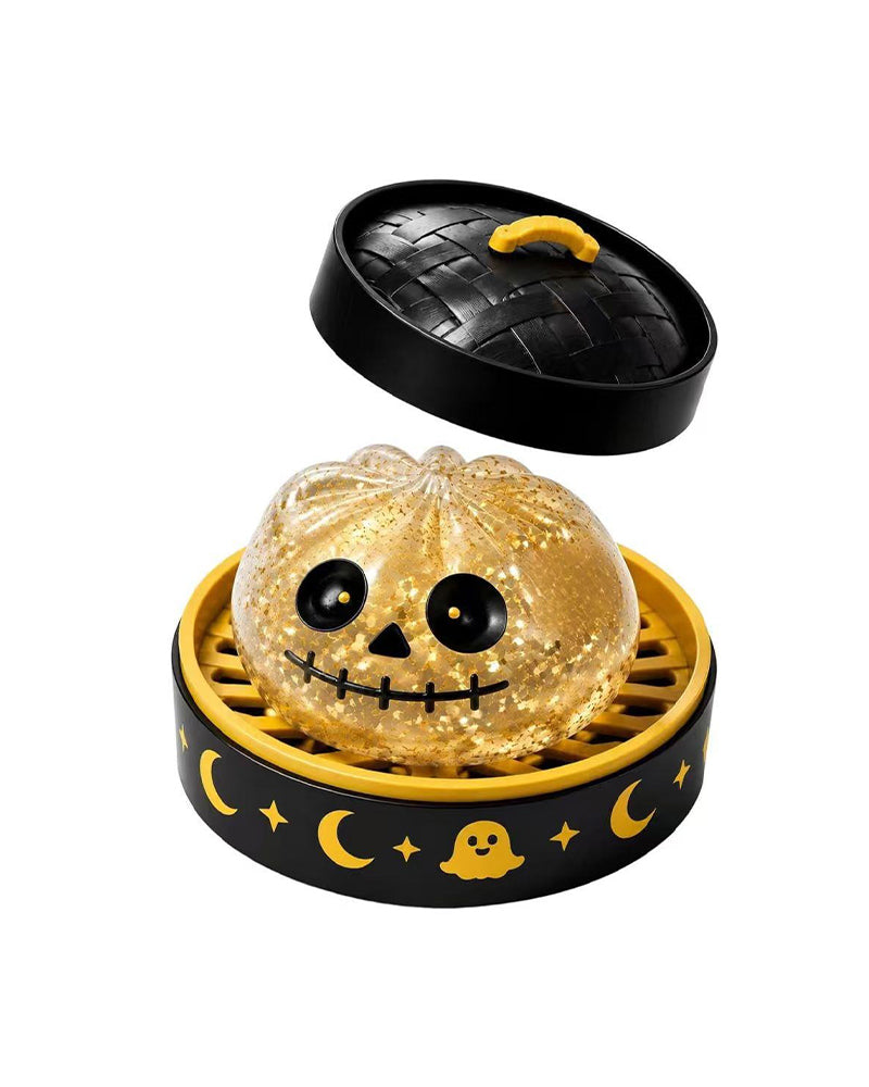 Halloween-Sett Med Søte Skumle Spøkelse-Maruko-Myke Klemmeleker, Miniatyr Bærbar Stressleke, Sensoriske Produkter For Halloween-Ting, Påfyll Til Festgodsposer & Minigaver