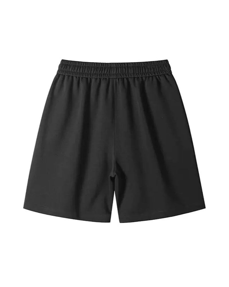 Shorts Avslappnet Rett Ben Snøre Bermuda