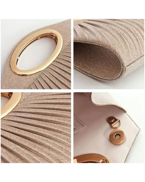 Kvinners Elegante Glitter Kveldsclutch Veske