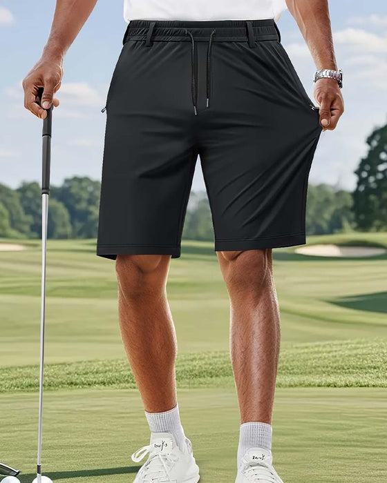 Shorts Elastisk Midje Dragsnor Herre