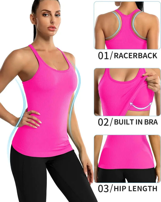 Tanktop Med Innebygd Bh Og Racerback