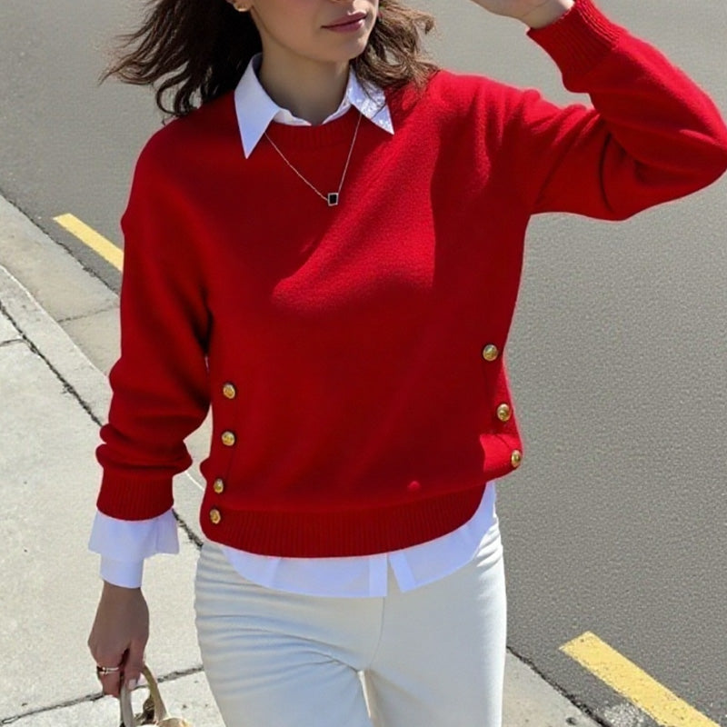 Genser Metallspenne Design Stilig