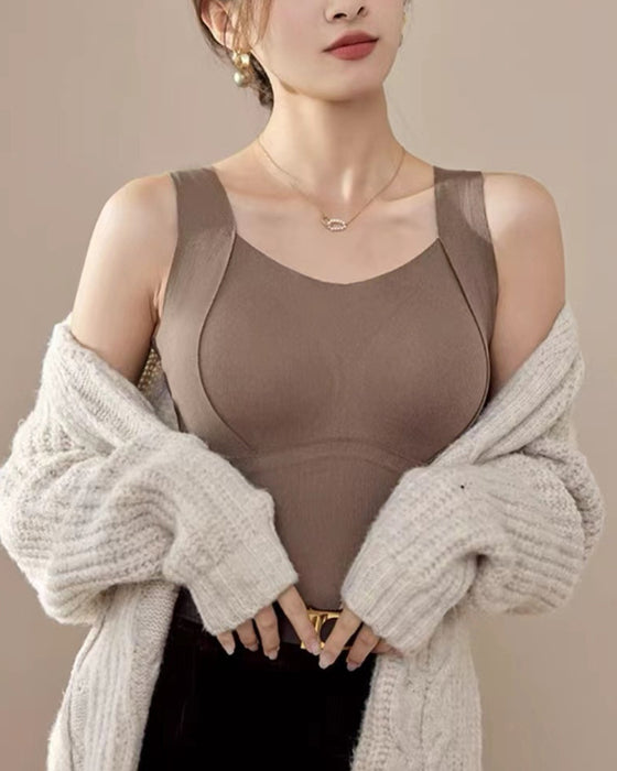 Dame-Vest med Innebygd BH