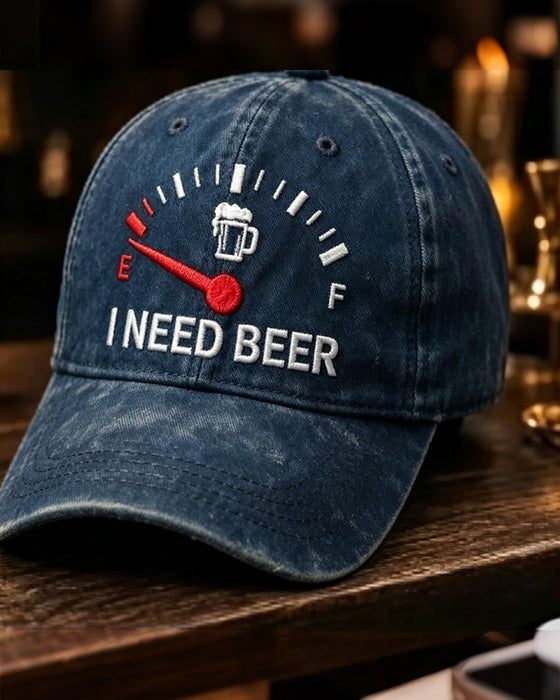 Dashboard Øl Brodert Baseball Caps