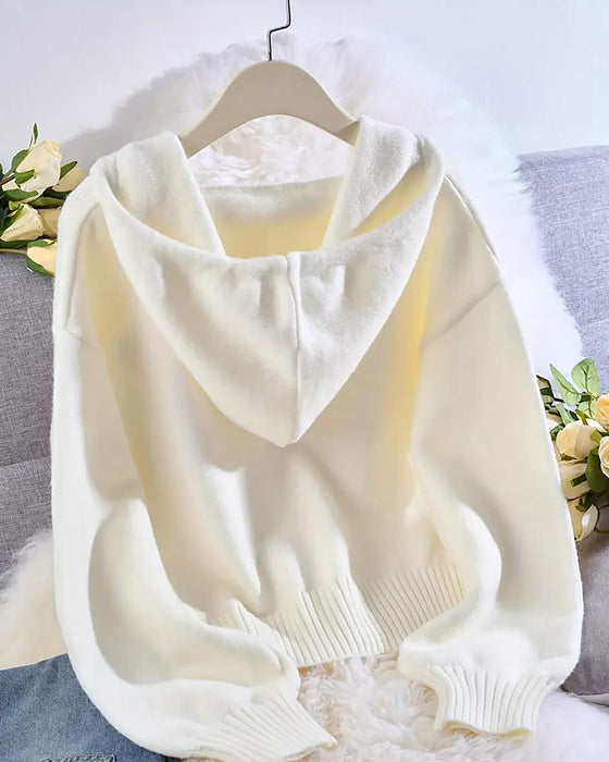 Pullover Kort V-Hals Hetter