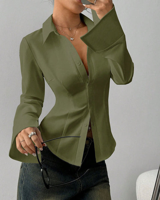 Eleganst Slim-Fit DameSkjorte