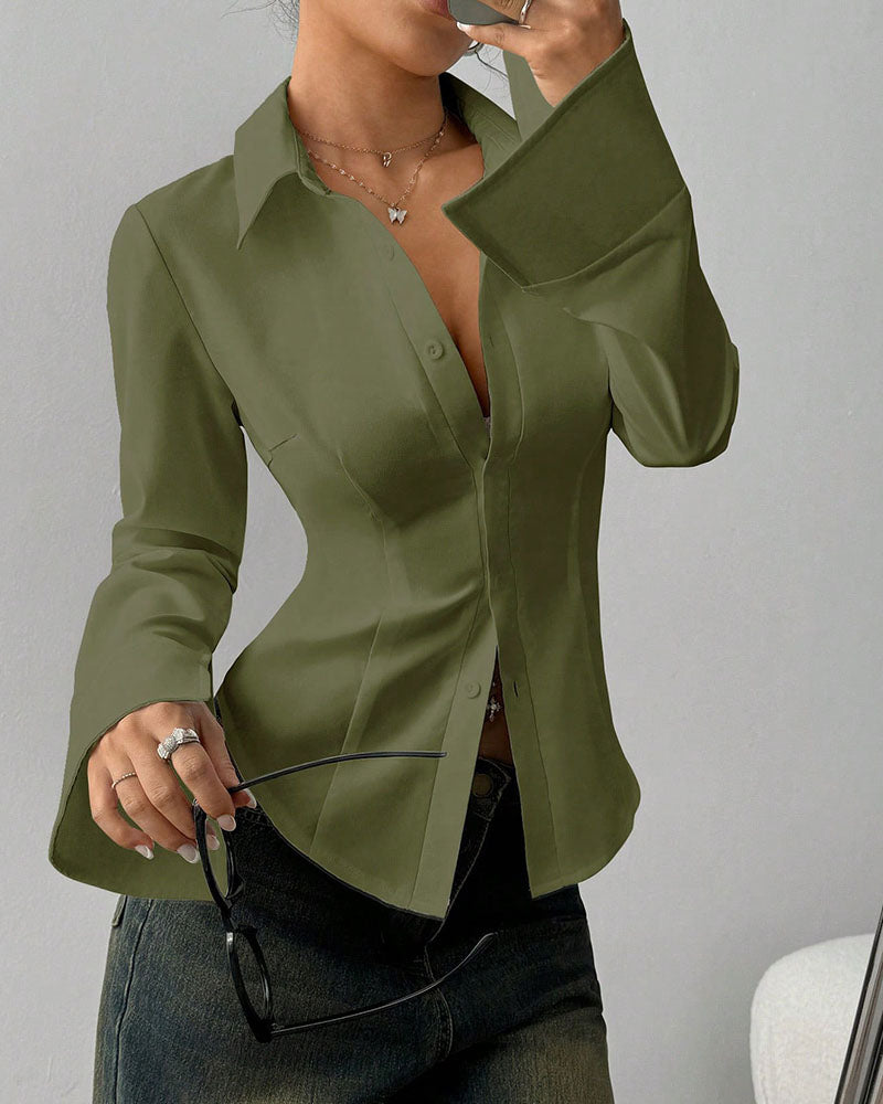 Eleganst Slim-Fit DameSkjorte
