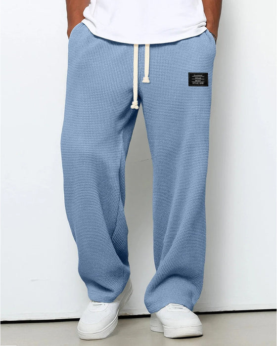 Brede Komfortable Herrebukse Med Justerbar Midje