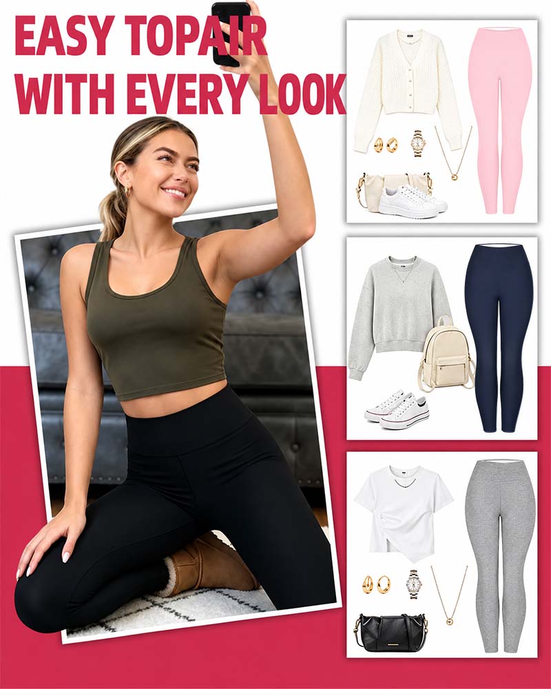 Vinter Tykke Høy Midje Varme Leggings Yogabukser