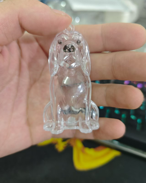 Hundehår Minne Sak Nøkkelring Minnekapsel Anheng