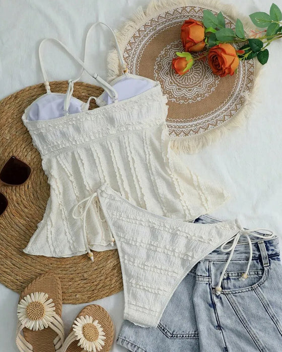 Tankini Strukturert Med Stropper