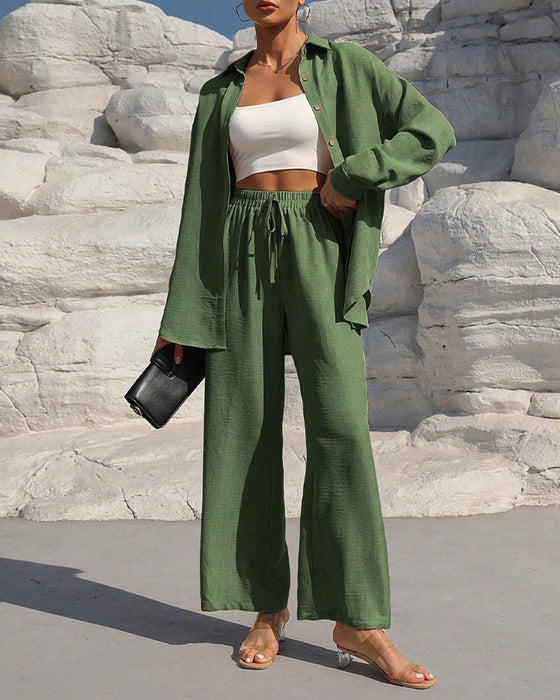 Sett Lang Erme Casual Solid