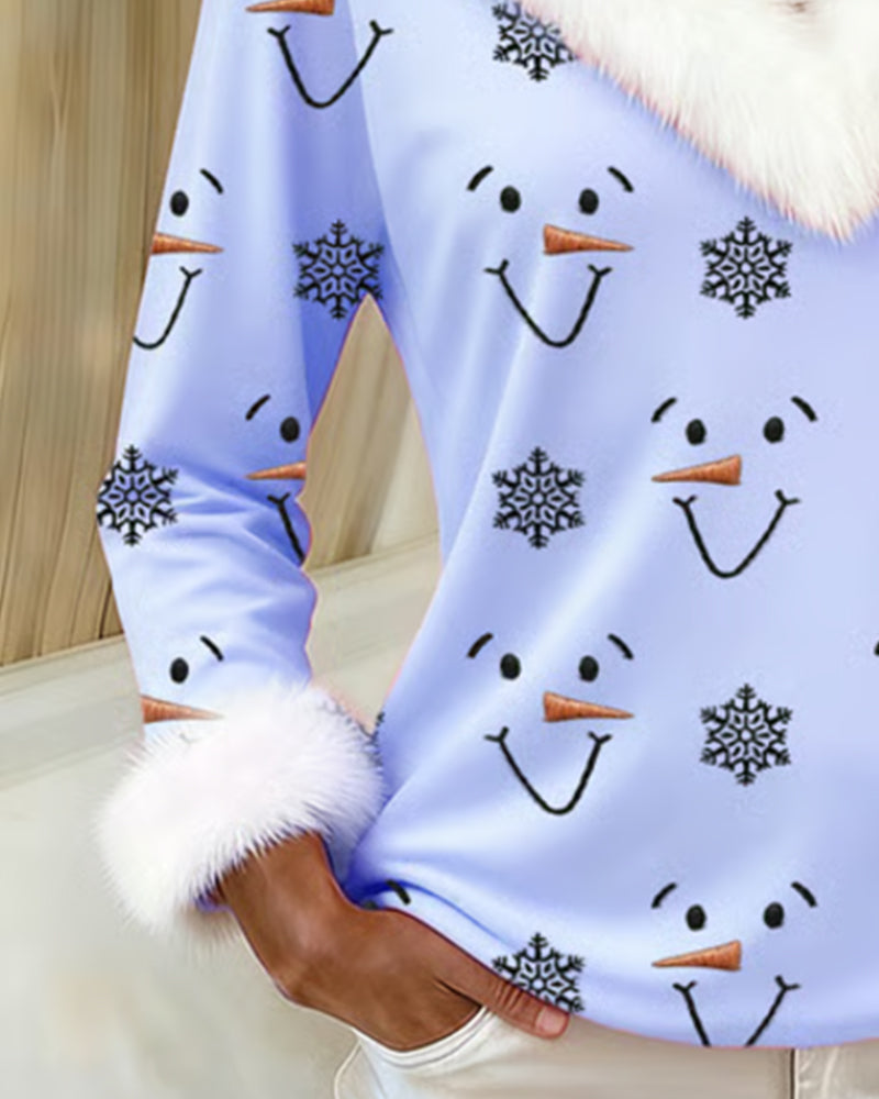 Topp Moteriktig Trykt Pelskant