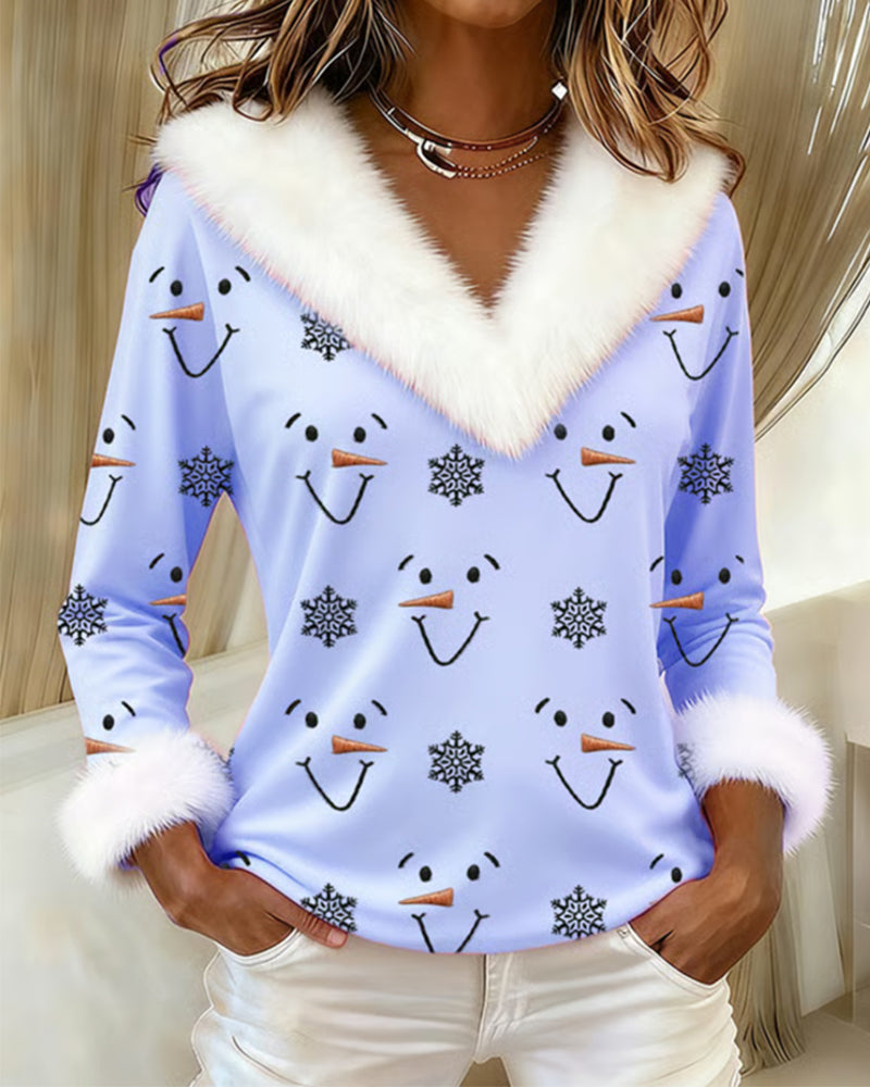 Topp Moteriktig Trykt Pelskant