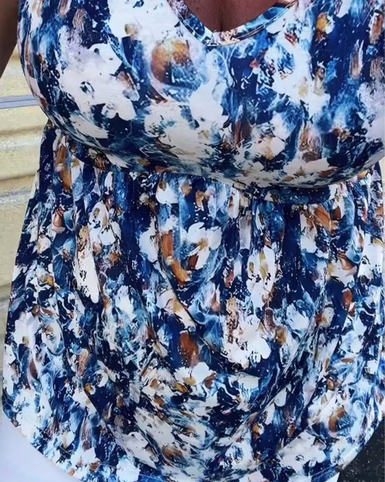 Singlett Sexy Trykt Ermeløs