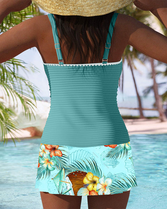 Skjørt Badedrakt Stripete Vest