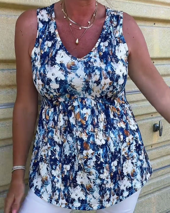 Singlett Sexy Trykt Ermeløs