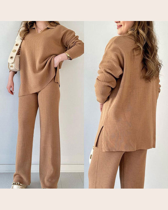 To - delssett Med Enfarge Og Stickat Egenskaper