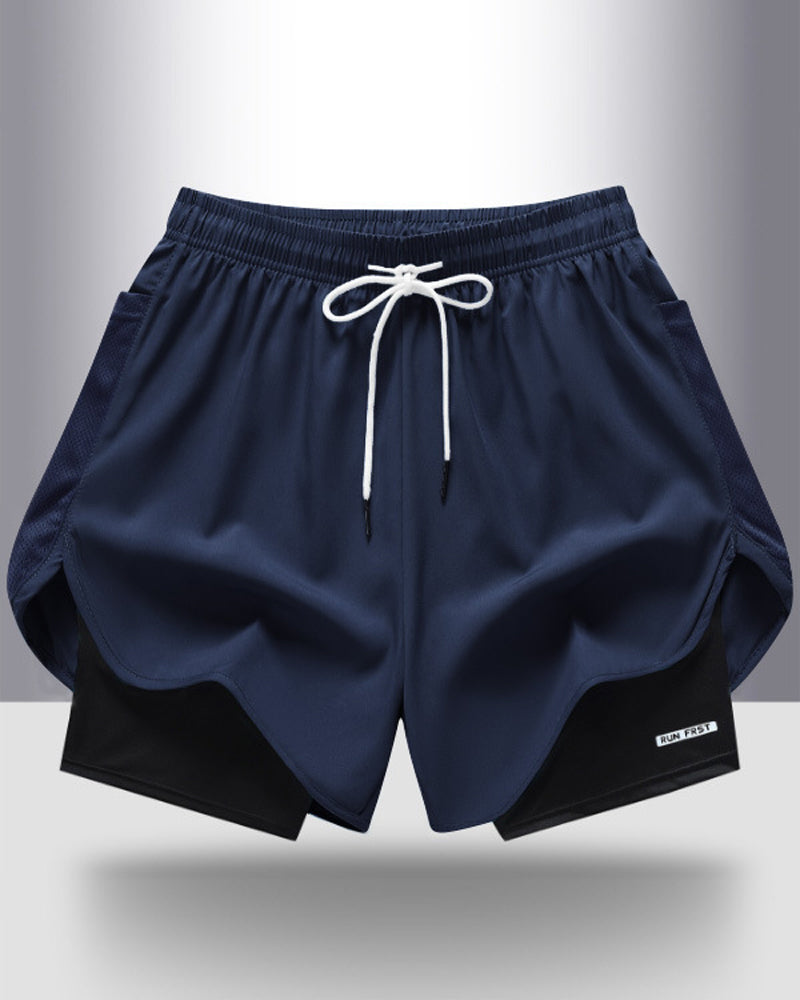 Shorts Pustende Hurtigtørkende Dobbeltlag